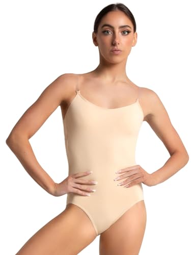 Amazon.com: Camisole Leotard w/BraTek®, Nude, X-Small : Clothing